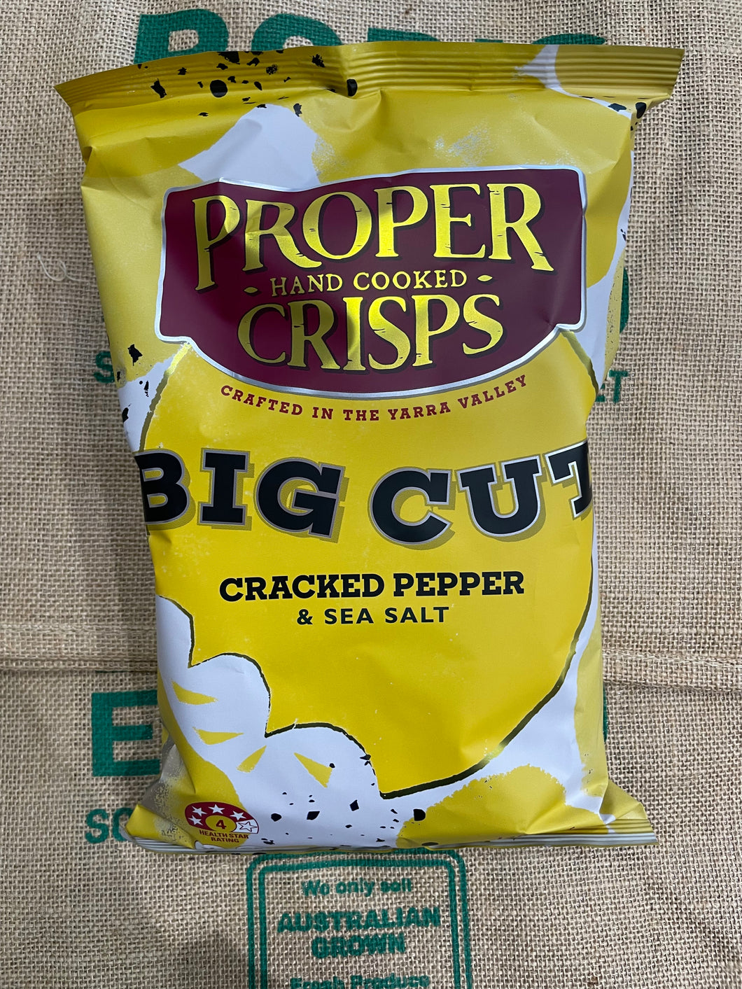 Chips-Proper Crisps Cracked Pepper 140g