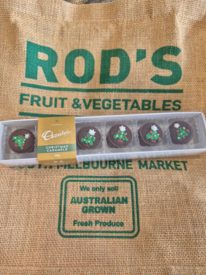 Chocolate-Christmas Caramels 80g 6 pack ( great gift option)