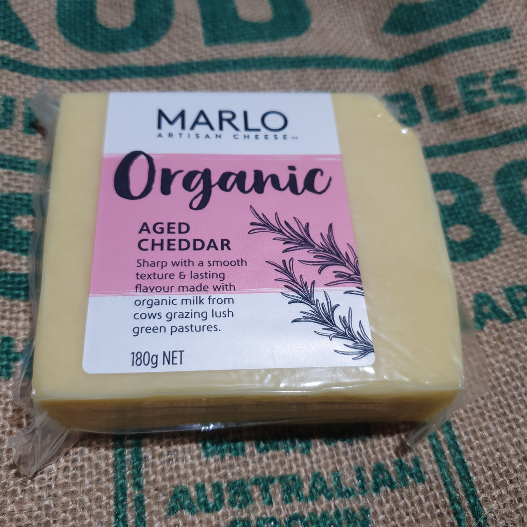 Cheddar- Organic Aged 180g    Australian!