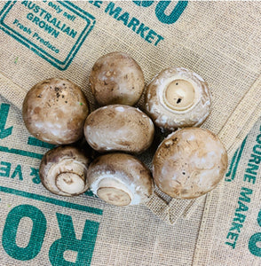 Mushrooms- swiss brown cup 400g