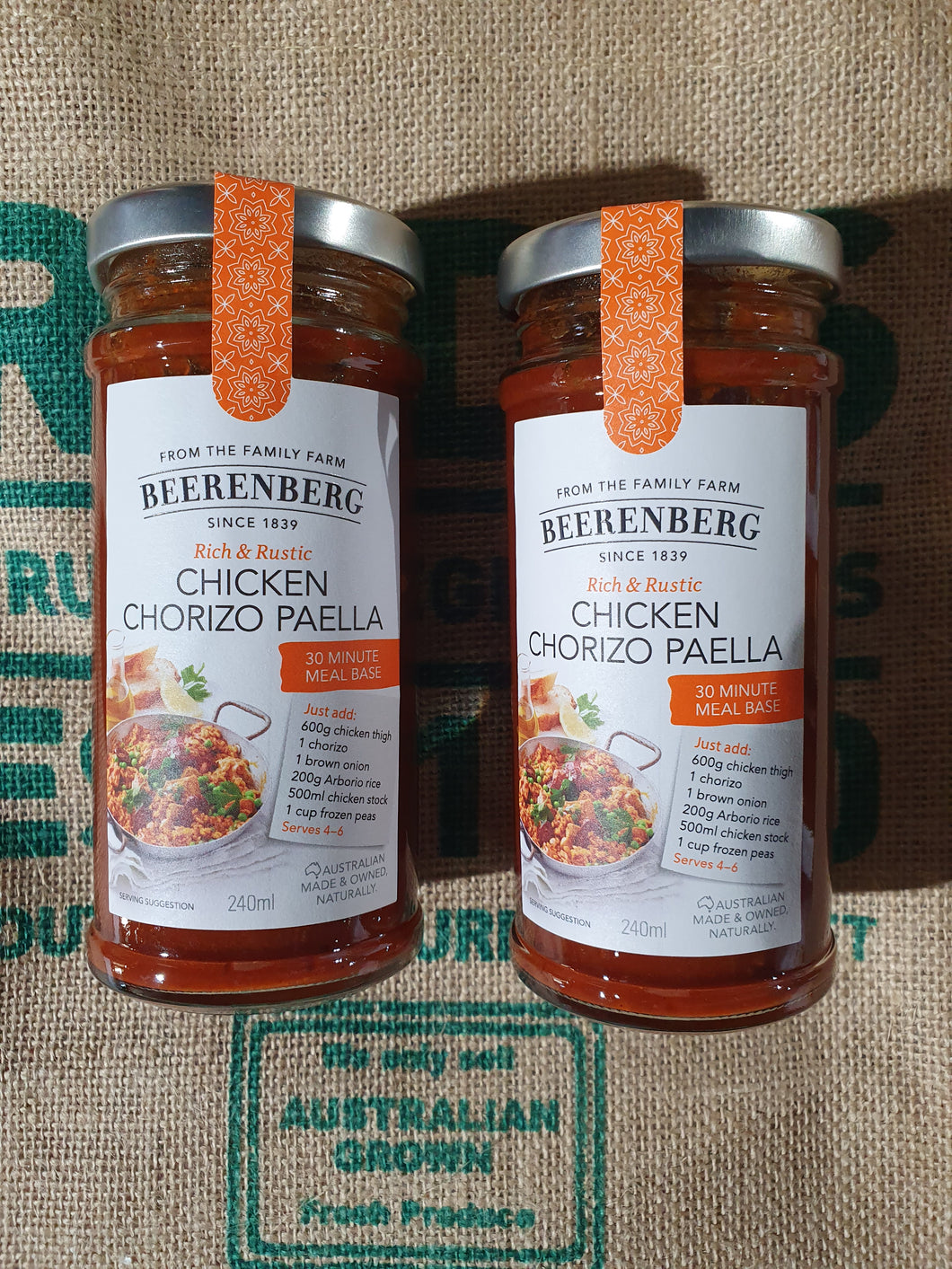 Beerenberg  Meal Base Chicken Chorizo Paella 240ml