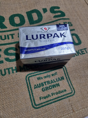 Butter - Lurpak, Slightly Salted Block 250g