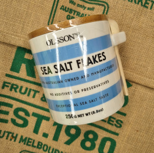 Salt- Sea Flakes Olsson's Stoneware 250g pot