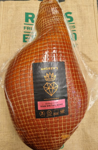 Ham- Andrew's Choice ( Full on Bone) approx  7kg - 8kg( largest size)   PRE order coming soon