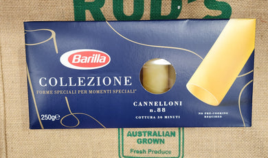 Pasta- Barilla Cannelloni Shells 250g