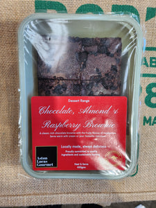 Brownie- Chocolate , Almond & Raspberry Brownie