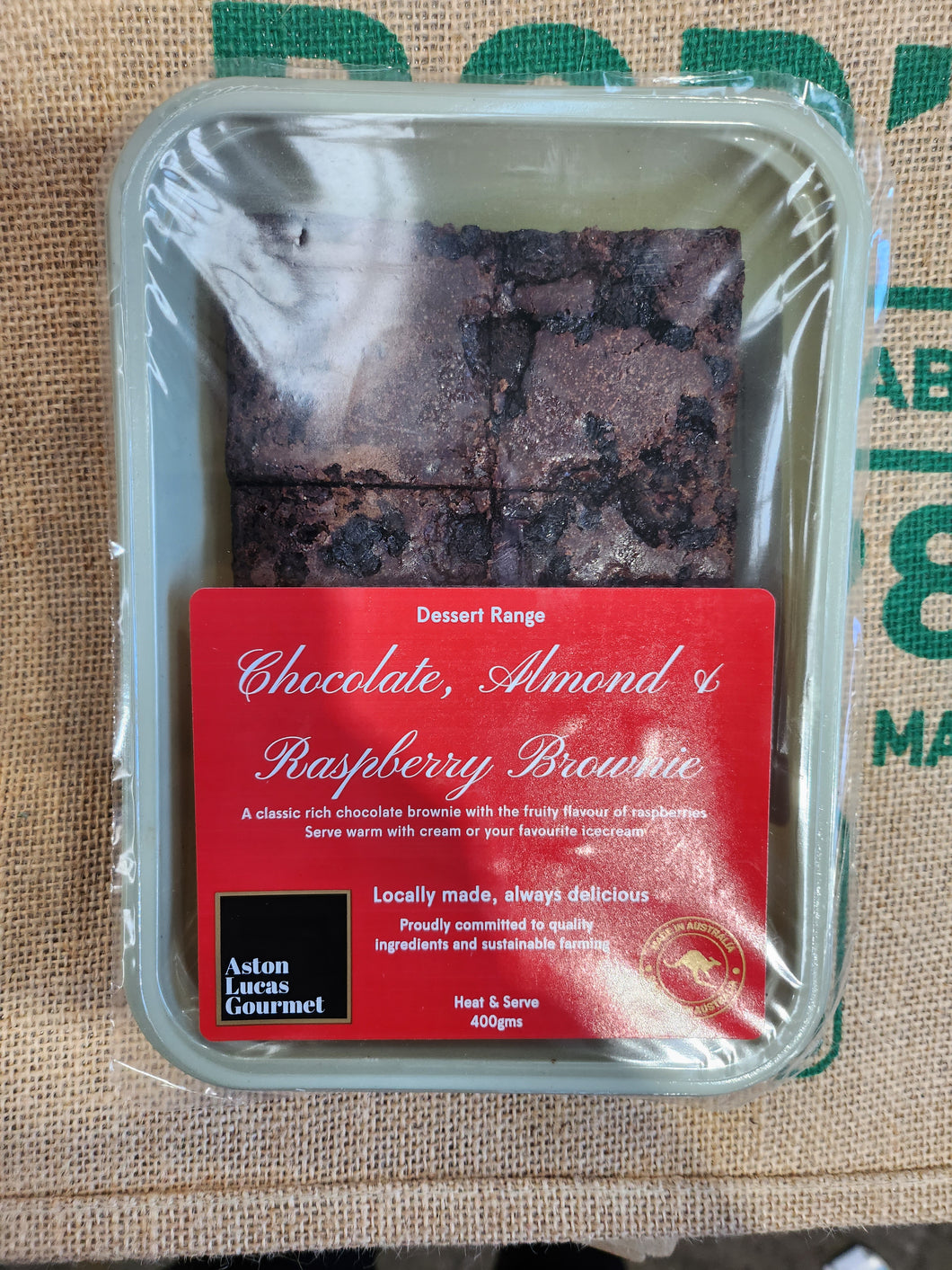Brownie- Chocolate , Almond & Raspberry Brownie