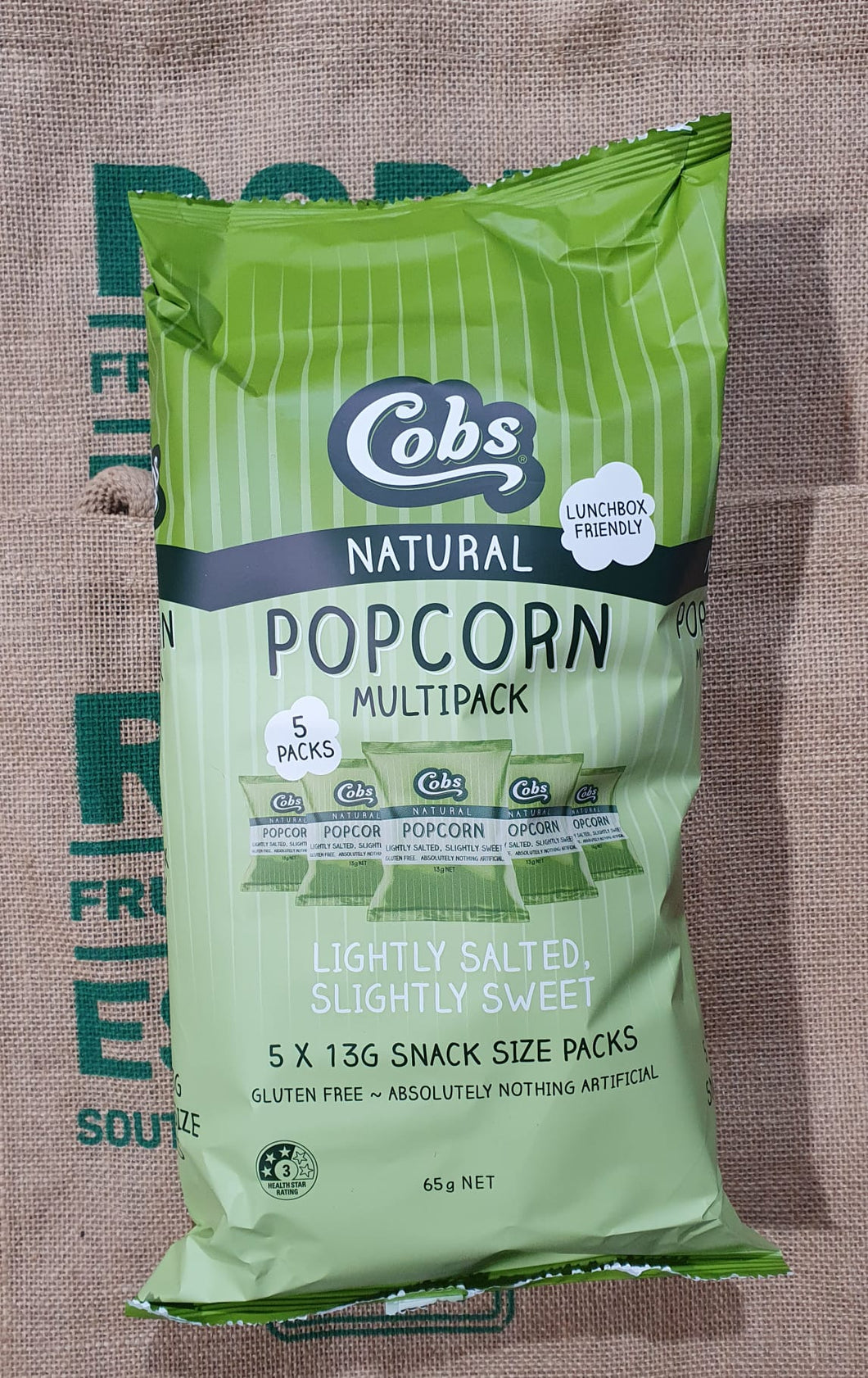 Popcorn- Multipack ,Lightly Sweet  SNACK PACKS X 5