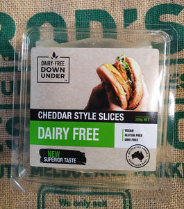 Slices- Dairy Free Cheddar  200g    NEW!