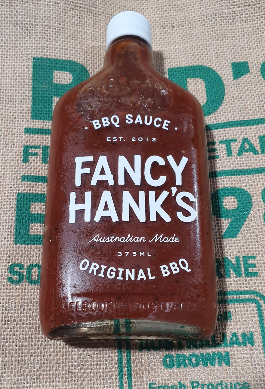 Sauce-  BBQ, FANCY HANKS 375ml   (AUSSIE MADE )