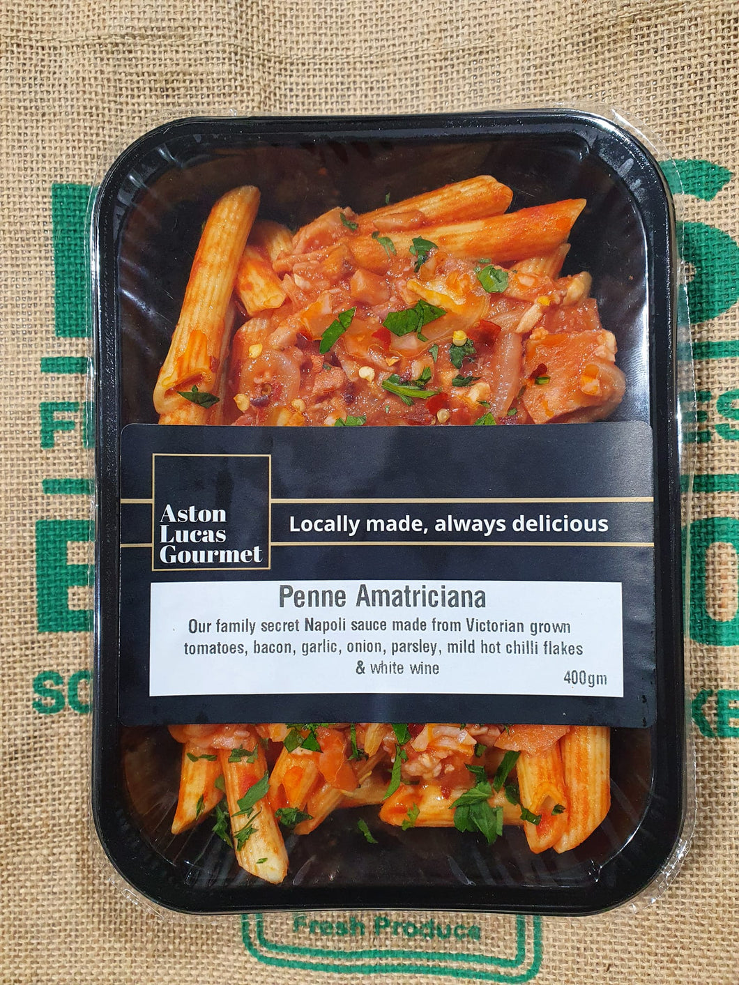 Pasta - PENNE AMATRICIANA 400G  Ready to Eat