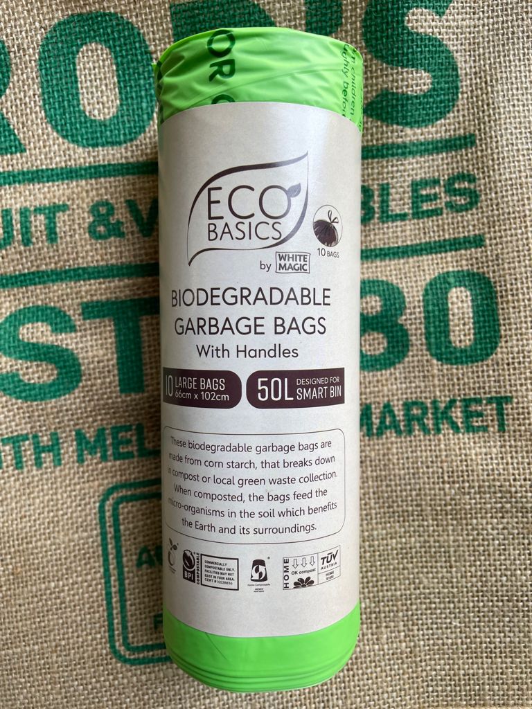 The Compost Bag Company 50 Litres x 25 Compostable 50L Bin Liners, Biodegradable  Bin Liners for Garden, Kitchen, Office and House, 100% Biodegrad on OnBuy