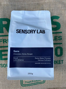 Coffee- Sensory Lab( Decaf 250g ground) Latin American