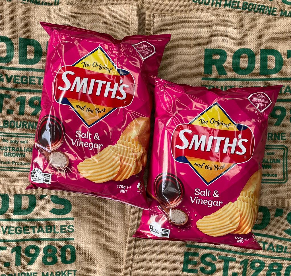 Chips- Smith's Salt & Vinegar 170g(crinkle)