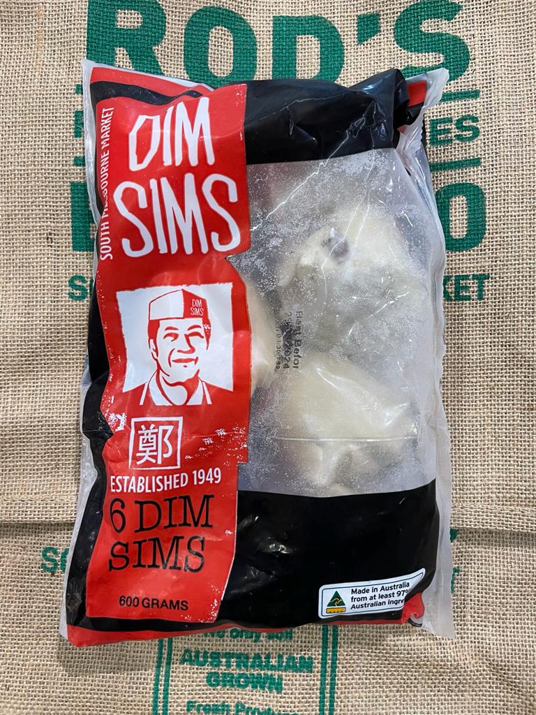 Frozen South Melbourne DIM SIMS 600g Rod's Fruit and Veg