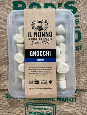 Frozen- Gnocchi Ricotta ( hand made ) 500g