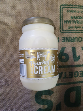 Cream- Gippsland Jersey- Pouring 250ml