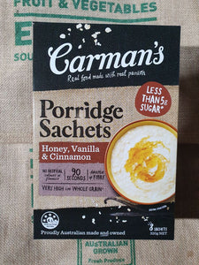 Porridge Honey Vanilla Cinnamon  320g x 6 satches