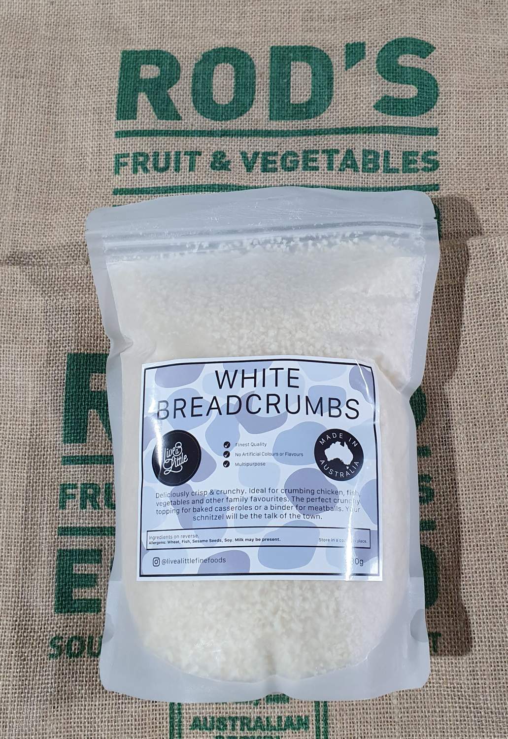White Breadcrumbs 400g Aussie Made