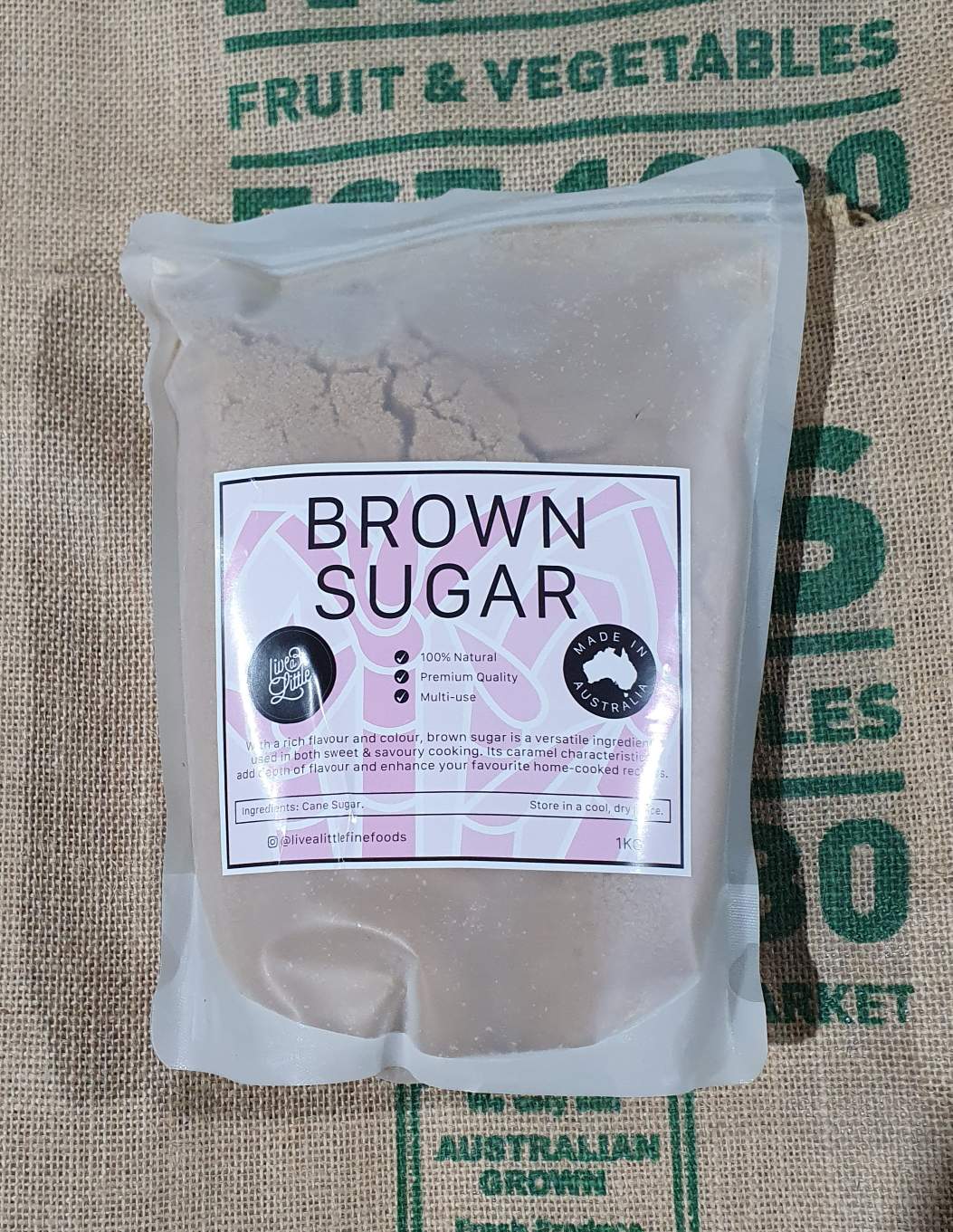 Sugar-Brown 1kg Aussie Made
