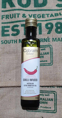 Chilli infused oil cobram estate 250ml