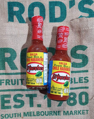 El Yucateco Res Habenero hot chilli sauce 120ml