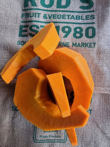 Pumpkin- Wedges  1kg  (cut by Rod's)