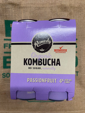 KOMBUCHA - PASSIONFRUIT 4 PACK