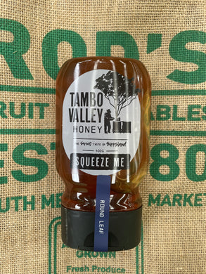 Honey Squeezable - Tambo  Vallley  400g ( Round Leaf) Support local