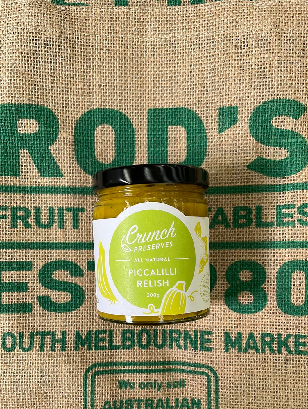 Relish - Piccailli  200g  hand made in Vic